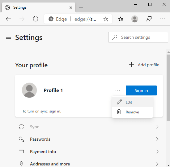 How to Use Multiple User Profiles in Microsoft Edge Chromium 4