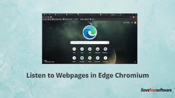 Listen to Webpages with 'Read Aloud' Feature in Microsoft Edge Chromium