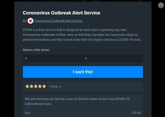 coronavirus outbreak alerts via email