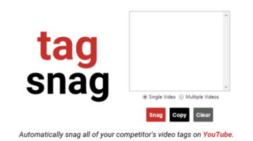 Extract Tags of Multiple YouTube Videos in 1-Click