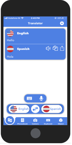 voice translator app for iPhone