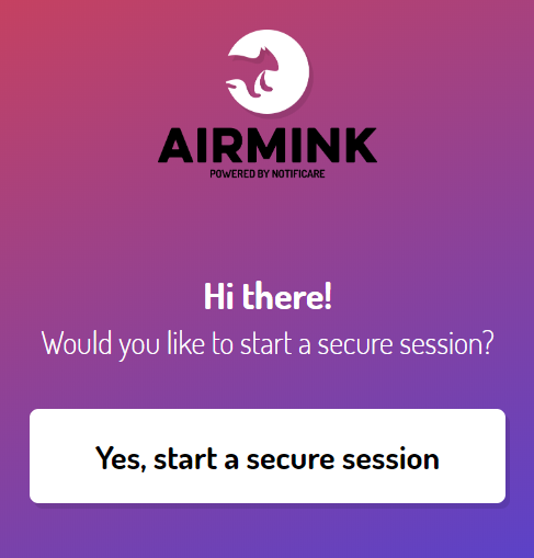 Start a secure session