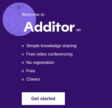 Additor Get Started