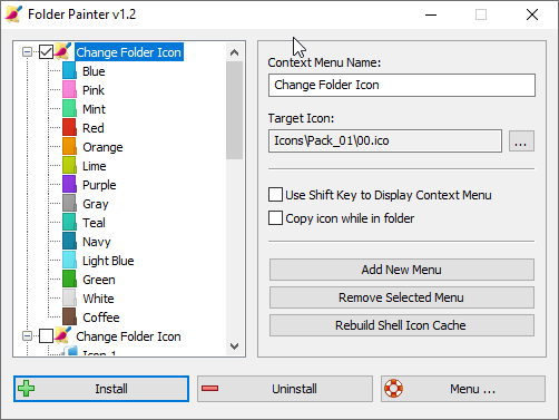 Folder Painter Installation