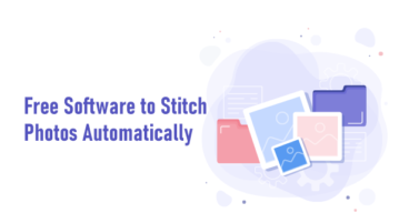 Stitch photos automatically with Photo Stitcher
