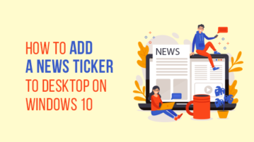 News Ticker for Windows 10