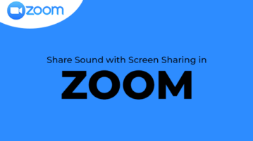 Share Sound with Screen Sharing in Zoom
