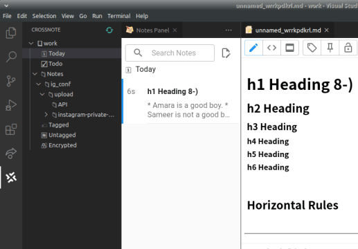 Take Notes in VS Code with Markdown, Realtime Preview