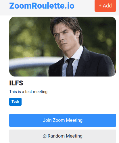 ZoomRoulette meeting random