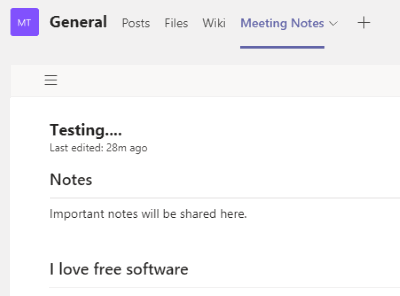 click on meeting notes to view all the notes