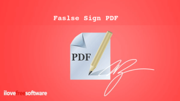 false sign pdf