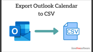 How to Export Outlook Calendar to CSV on Windows?