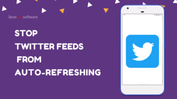 How to Stop Twitter Feeds Automatically Refreshing on Android?