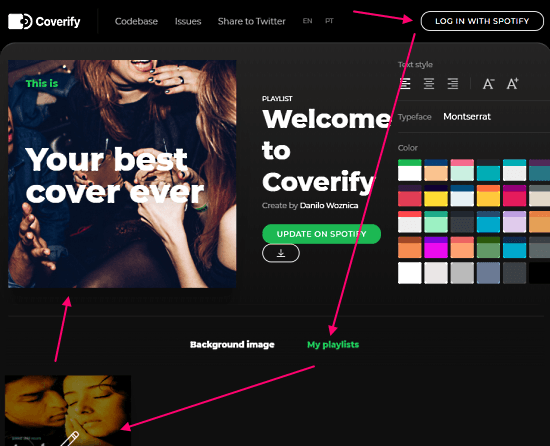 create Spotify playlist artwork