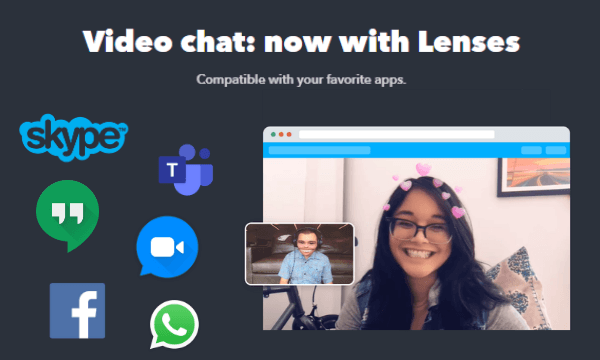 How to Use Snapchat Filters on Zoom, Skype, MS Teams, Facebook?