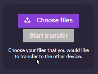 Select and share the files