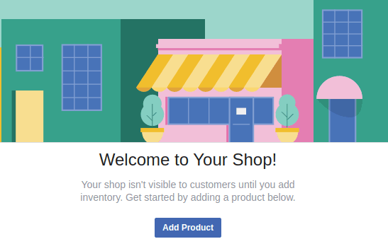 Facebook Shops Welcome