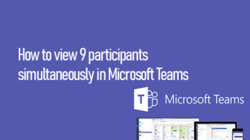 3X3 grid view in Microsoft Teams