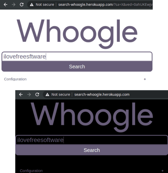Whoogle search self hosted search engine google search alternative