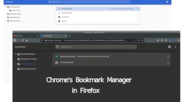 add chrome like bookmarks manager in firefox