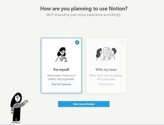 notion personal for free