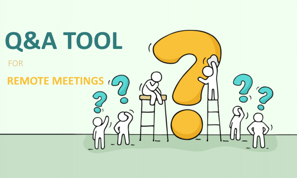 Free Live Q&A Tool for Remote Meetings: Just Ask