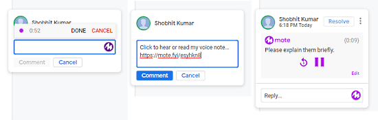 voice notes in google sheets