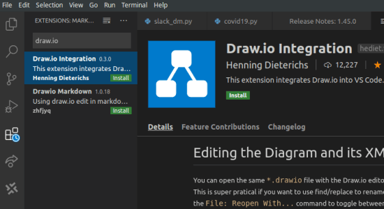 vscode-drawio integration