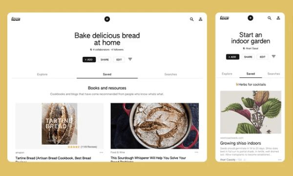 Free AI-based Pinterest Alternative by Google: Keen