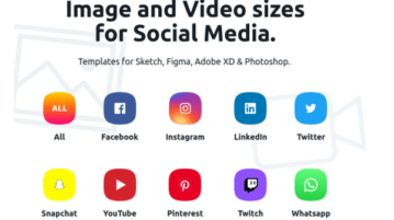 Free Social Media Post and Story Templates for XD, Figma, Sketch: SocialSizes