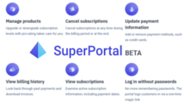 Stripe Customer Portal Change Payment Method, See Billing History