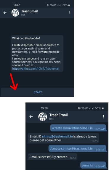 Trashemail Create Email