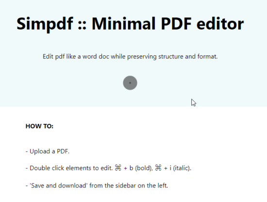 Edit PDF online