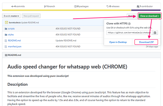 whatspp audio message speed change