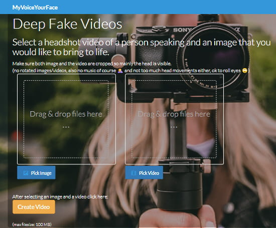 Create a Deep Fake Video from Any Image Free