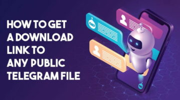 get telegram public file link