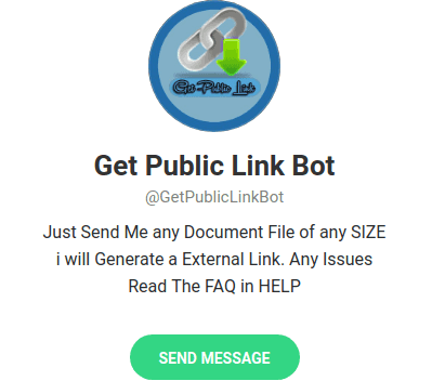 public link bot telegram
