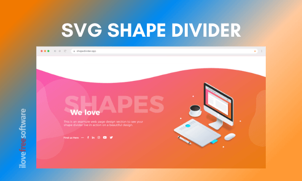 Create SVG Shape Dividers For Web Designs, Get HTML, CSS Code