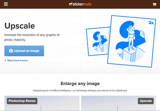 Upscale by Sticker Mule: Increase Image Size with no Size Limit