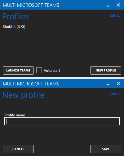 how to use multiple ms teams accounts