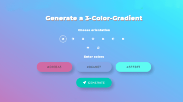 Generate 3-Color Gradient Online with this Free Website