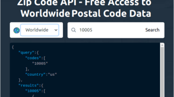 Free Zip Code API