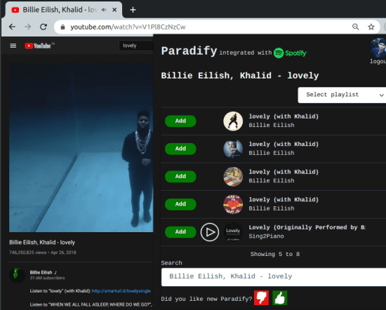 How to Find Currently Playing YouTube Song on Spotify
