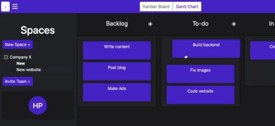 Nested Kanban Board with Cards as Another Kanban Board