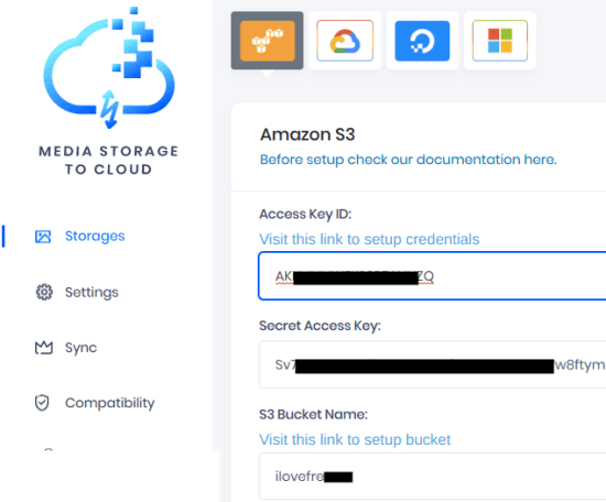 WP Cloud credentials