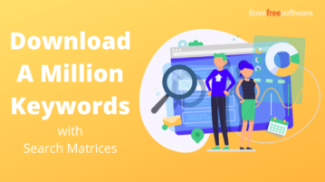 Download 1 Million Keywords with Search Metrics from Search Console
