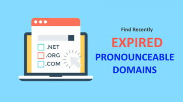 Browse Recently Expired Domains to Find Pronounceable Domain Names