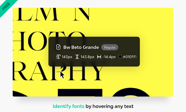 Identify Fonts with Size, Spacing, Alignment From Any Website
