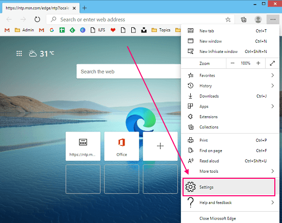 enable password monitor in edge