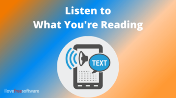 Listen to What You're Reading with This Free Speed Reader Tool